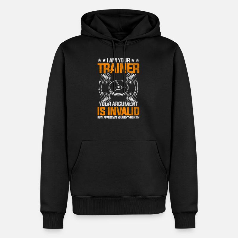 Personaltrainer - Männer Premium Bio Hoodie - Schwarz