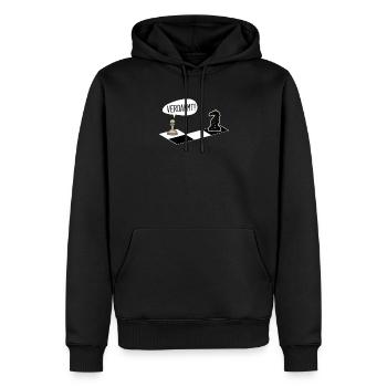 Lustiges Schach Schachspiel T-Shirt - Männer Premium Bio Hoodie - Schwarz - Vorne - Nico (187cm)