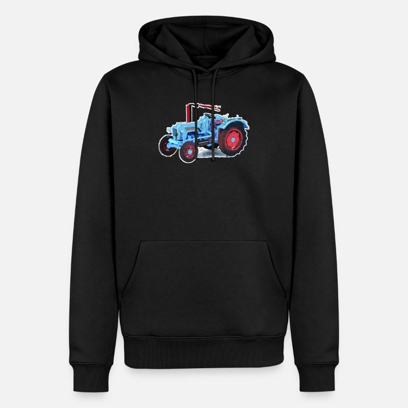 T-shirt Tiger Eicher - Sweat à capuche Premium bio Homme - noir