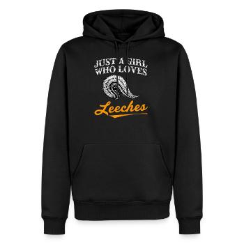 Leeches Tee Shirts For Girls - Männer Premium Bio Hoodie - Schwarz - Vorne - Nico (187cm)