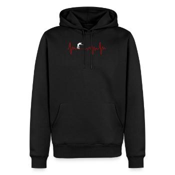 Billiard Bday Gift Idea - Männer Premium Bio Hoodie - Schwarz - Vorne - Nico (187cm)