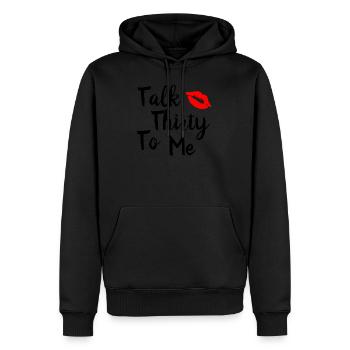 Dirty Thirty Gift Thirty 30 Years Birthday - Men’s Premium Organic Hoodie - black - Front - Nico (187cm)