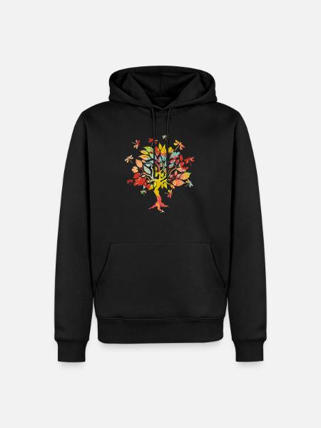 Dragonfly animal insect - Men’s Premium Organic Hoodie - black