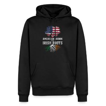 Irland Amerika Land - Männer Premium Bio Hoodie - Schwarz - Vorne - Nico (187cm)
