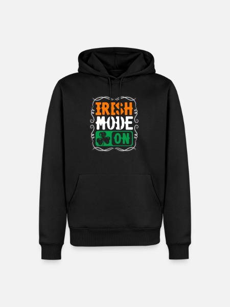 Enfants d'Irlande - Sweat à capuche Premium bio Homme - noir