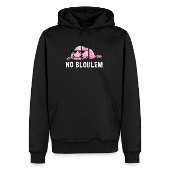 No Bloblem Blobfisch Drôle de poissons d'eau profonde - Sweat à capuche Premium bio Homme - noir - Devant - Nico (187cm)