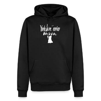 Yorkshire Terrier Mom - Männer Premium Bio Hoodie - Schwarz - Vorne - Nico (187cm)