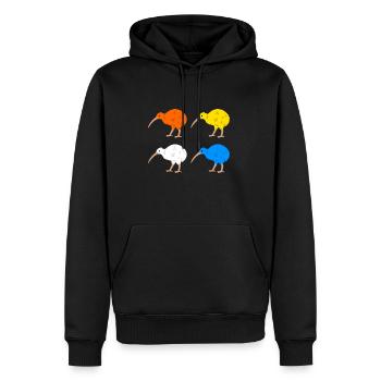 Neuseeland Kiwi Land Australien - Männer Premium Bio Hoodie - Schwarz - Vorne - Nico (187cm)