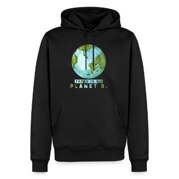 Earth Day Planet - Männer Premium Bio Hoodie - Schwarz - Vorne - Nico (187cm)