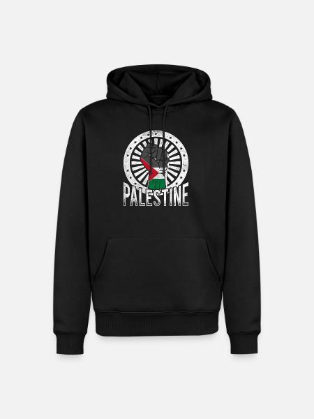 Palestine nation - Men’s Premium Organic Hoodie - black
