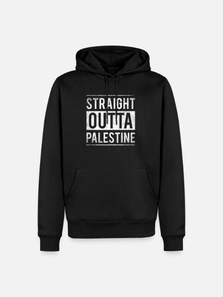 Palestine politics - Men’s Premium Organic Hoodie - black