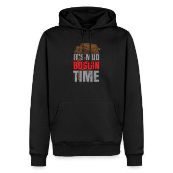 Drôle de boue Bogging Tshirt 4x4 Offroad Mens Gift - Sweat à capuche Premium bio Homme - noir - Devant - Nico (187cm)
