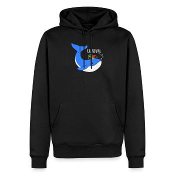 Karnewal Wal Kostüm Verkleidung Fasching Karneval - Männer Premium Bio Hoodie - Schwarz - Vorne - Nico (187cm)