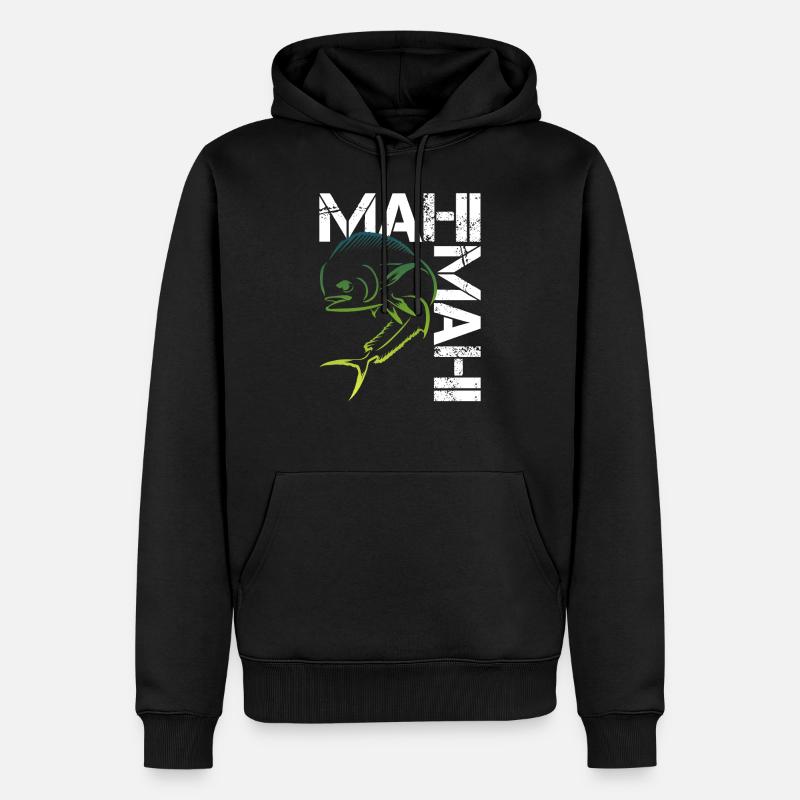 Poisson Mahi Mahi - Sweat à capuche Premium bio Homme - noir