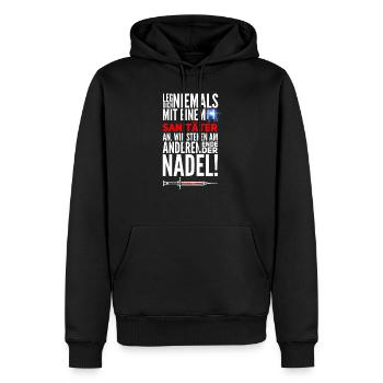 Technischen Rettungssanitäter - Männer Premium Bio Hoodie - Schwarz - Vorne - Nico (187cm)