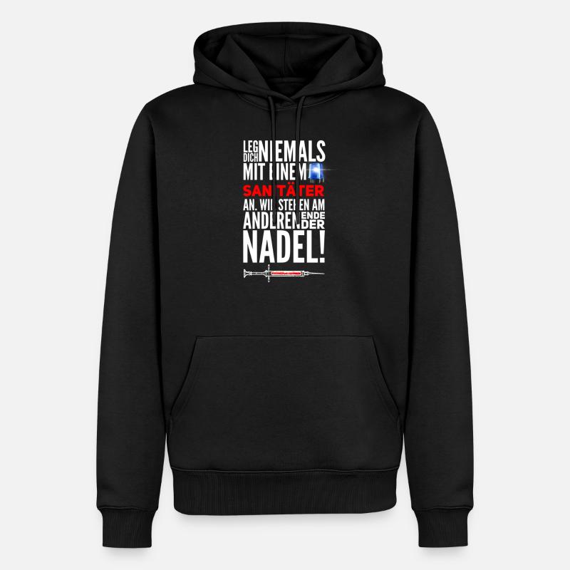 Technischen Rettungssanitäter - Männer Premium Bio Hoodie - Schwarz