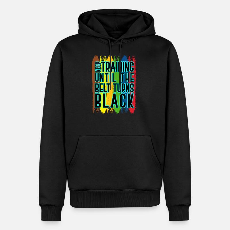 Karate - Männer Premium Bio Hoodie - Schwarz