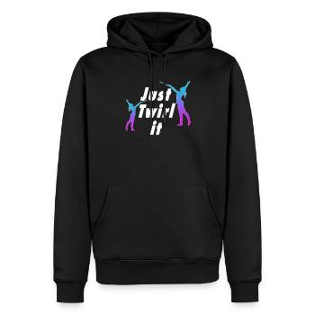 Top Spaß Baton Twirling Twirl es einfach Geschenk Design - Männer Premium Bio Hoodie - Schwarz - Vorne - Nico (187cm)