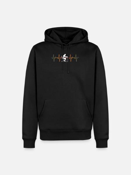 Vintage Web Developer Tshirt - Männer Premium Bio Hoodie - Schwarz