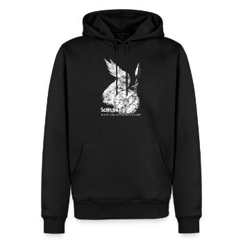 schildmaid - Männer Premium Bio Hoodie - Schwarz - Vorne - Nico (187cm)
