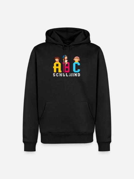 Einschulung - Männer Premium Bio Hoodie - Schwarz