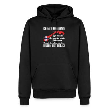 Norwegen Skandinavien Norweger - Männer Premium Bio Hoodie - Schwarz - Vorne - Nico (187cm)