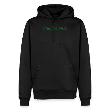 saubär sauber schmutz stark geschenk freund kumpel - Männer Premium Bio Hoodie - Schwarz - Vorne - Nico (187cm)