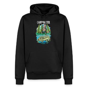 Karpfen Angeln Karpfenangeln Carp Master - Männer Premium Bio Hoodie - Schwarz - Vorne - Nico (187cm)