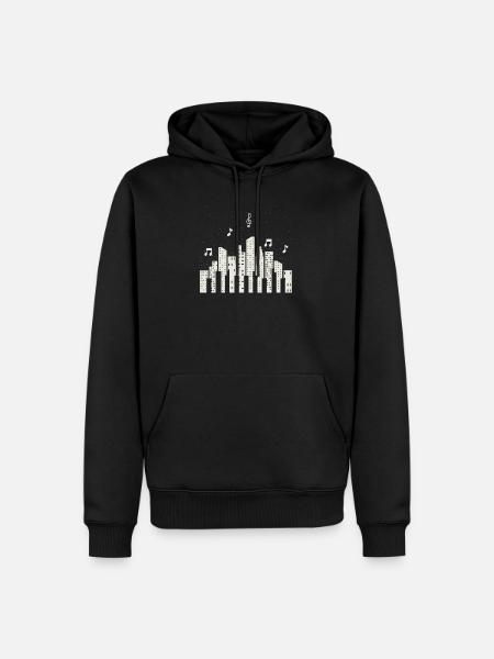 Piano music Classical music - Men’s Premium Organic Hoodie - black