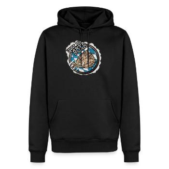 Wild Boar - Männer Premium Bio Hoodie - Schwarz - Vorne - Nico (187cm)