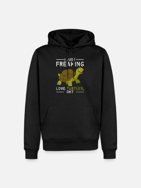 Turtle animals - Men’s Premium Organic Hoodie - black