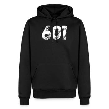 RDA  Trabi Idée de cadeau culte - Sweat à capuche Premium bio Homme - noir - Devant - Nico (187cm)