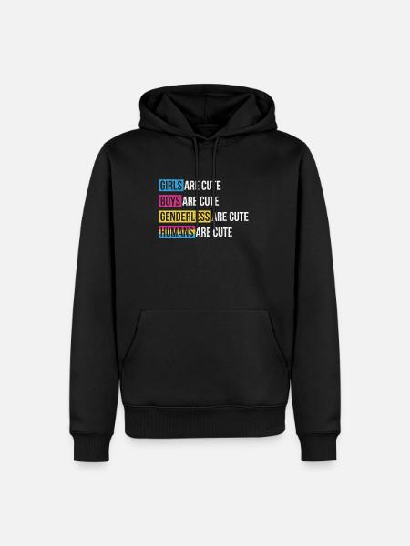 Pansexual Pride Month - Men’s Premium Organic Hoodie - black