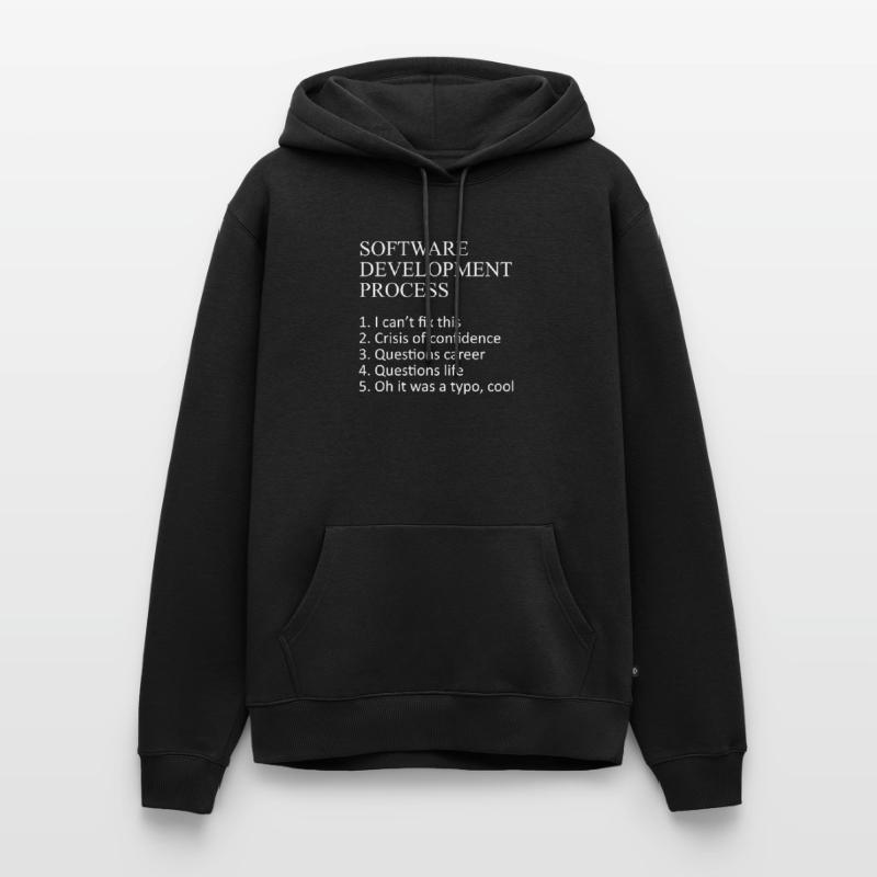 Web Developer Software Development Process Javascr Men’s Premium Organic Hoodie