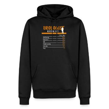 Ingrédients d'urologue - Sweat à capuche Premium bio Homme - noir - Devant - Nico (187cm)