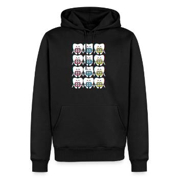 Zahnspange Zahnarzt Zahnärztin - Männer Premium Bio Hoodie - Schwarz - Vorne - Nico (187cm)