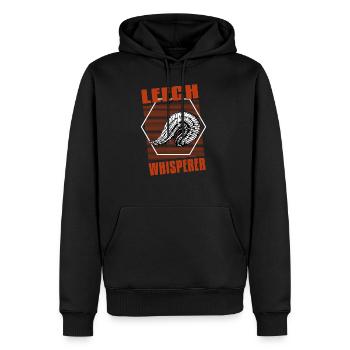 leech whisperer vintage t-shirt - Männer Premium Bio Hoodie - Schwarz - Vorne - Nico (187cm)
