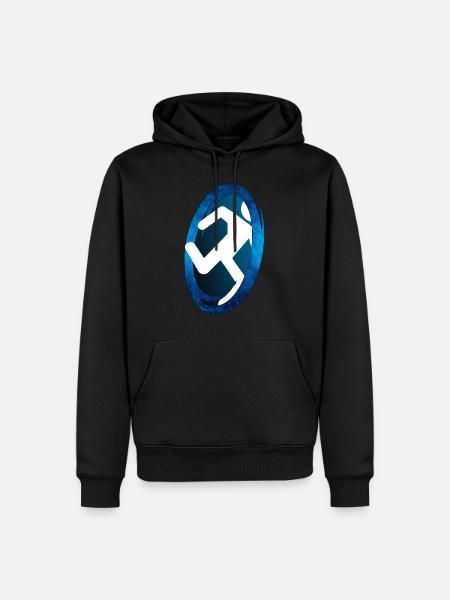 In meinem befindet sich ein Portal - Männer Premium Bio Hoodie - Schwarz