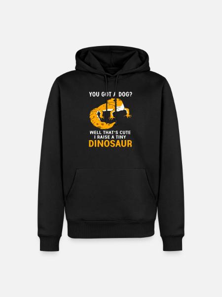 Gecko Lizard Geckos Reptile Reptiles - Men’s Premium Organic Hoodie - black