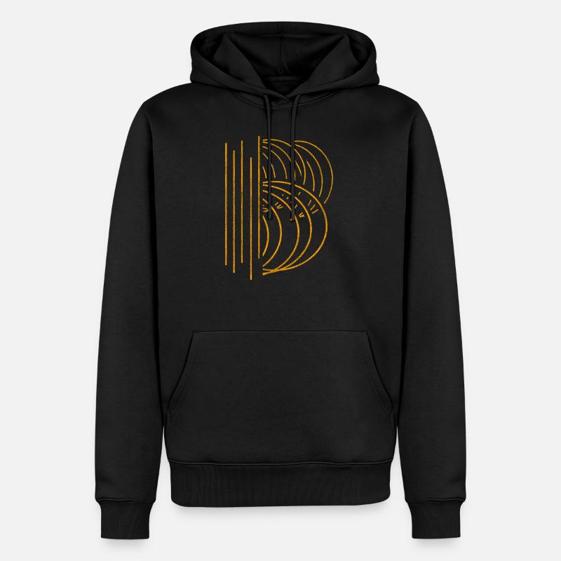 Physik - Männer Premium Bio Hoodie - Schwarz