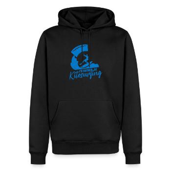 Kitesurfer I’d Rather Be Kitesurf Ocean Lovers - Sweat à capuche Premium bio Homme - noir - Devant - Nico (187cm)