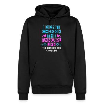 K-Pop Fan Korea Fangirl - Männer Premium Bio Hoodie - Schwarz - Vorne - Nico (187cm)