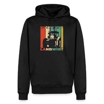 Acker Meister Traktor Nachwuchs Landwirt Junge - Männer Premium Bio Hoodie - Schwarz - Vorne - Nico (187cm)