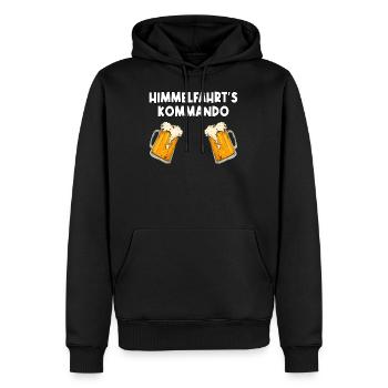 Christi Himmelfahrt Junggesellenabschied Geschenk - Männer Premium Bio Hoodie - Schwarz - Vorne - Nico (187cm)