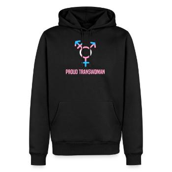 Stolz Transgender Stolz Transfrau Lgbt Gleichberec - Männer Premium Bio Hoodie - Schwarz - Vorne - Nico (187cm)