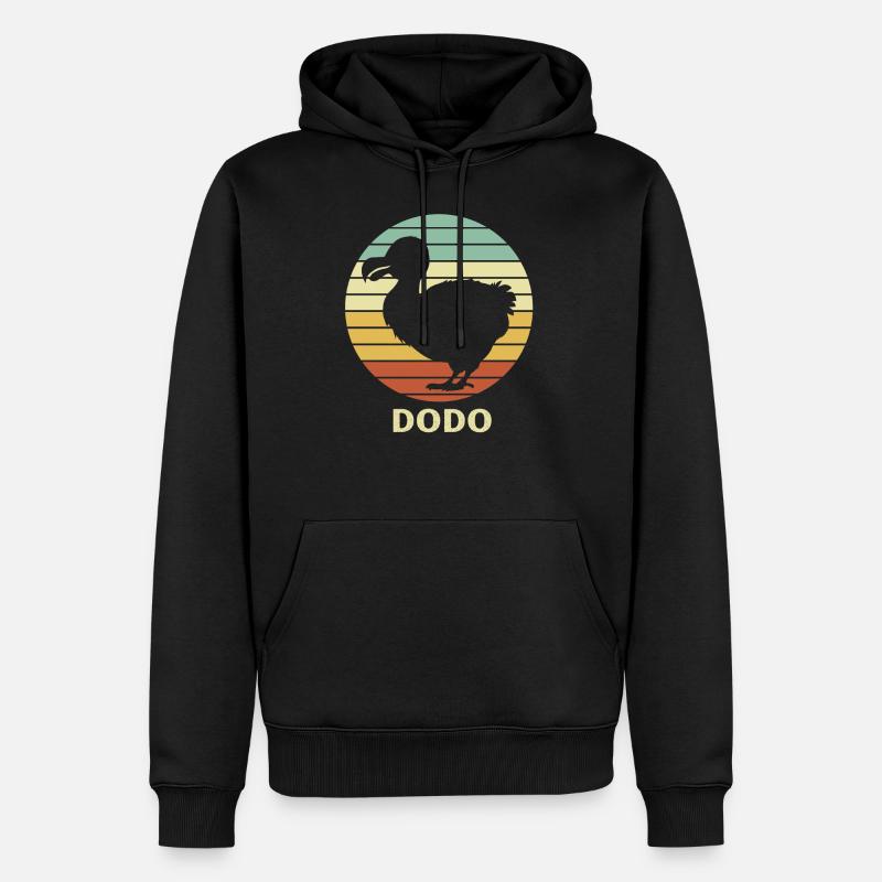 Dodo - Sweat à capuche Premium bio Homme - noir