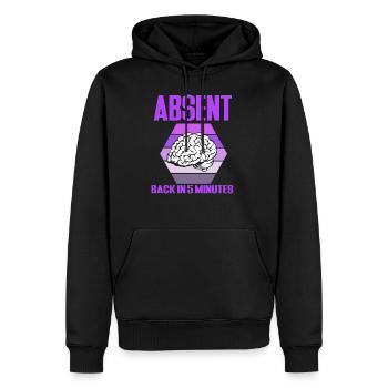 Epilepsie - Männer Premium Bio Hoodie - Schwarz - Vorne - Nico (187cm)