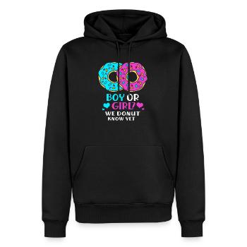 Futures mamans Maman - Sweat à capuche Premium bio Homme - noir - Devant - Nico (187cm)