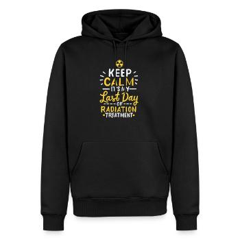Chemotherapie Chemo Krebs Radiologie Strahlen - Männer Premium Bio Hoodie - Schwarz - Vorne - Nico (187cm)