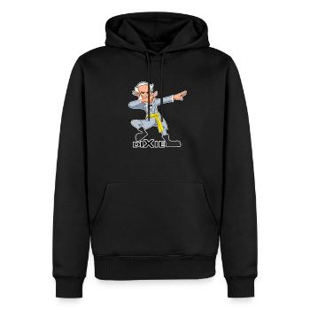 USA Civil War General Lee Dixie Dancing - Men’s Premium Organic Hoodie - black - Front - Nico (187cm)